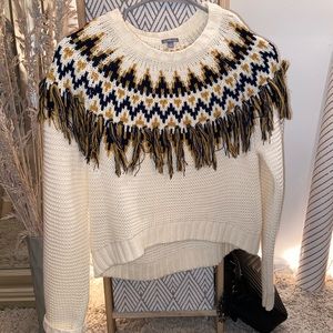 Fringe sweater
